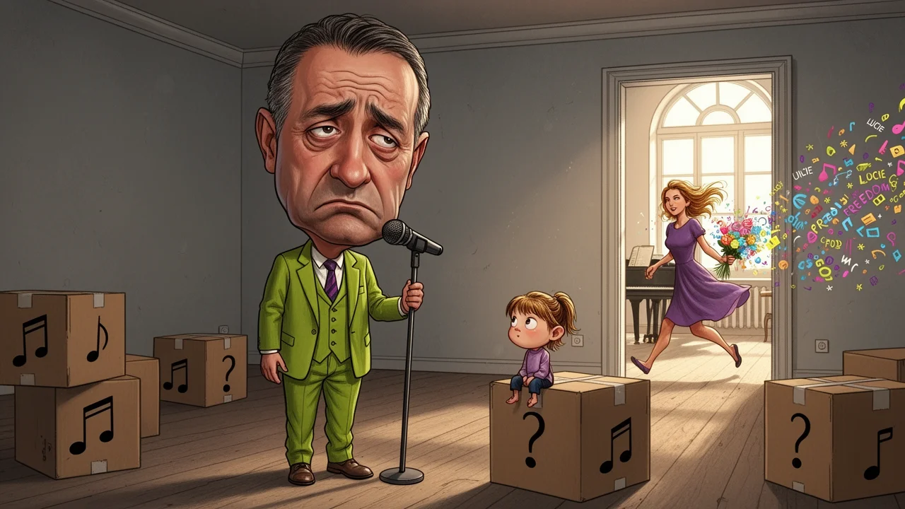 Cover art: Velký krach slavného páru a zpěvák bez domova