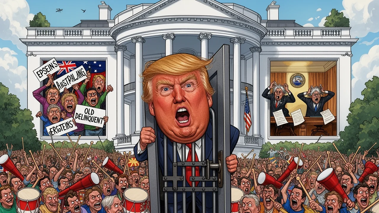 Cover art: Proč se slavný vůdce schoval před tribunou