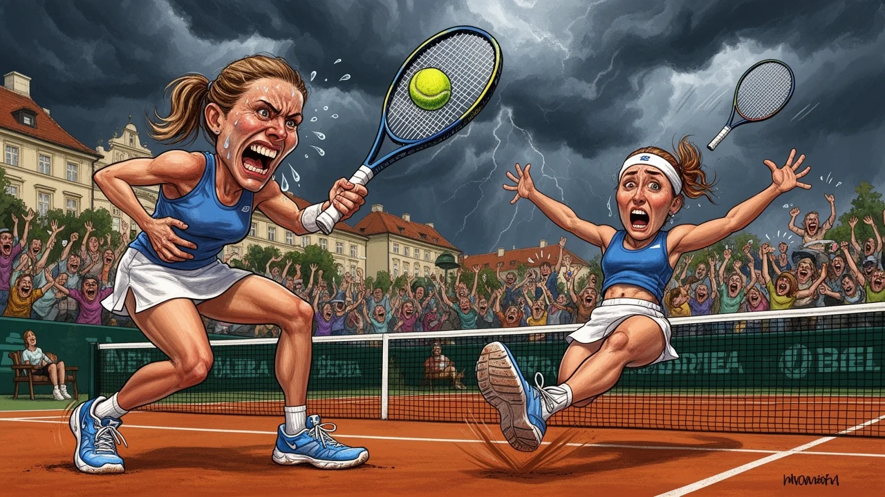 Cover art: Dramatická odveta v Praze, obhájkyně Bouzková padla