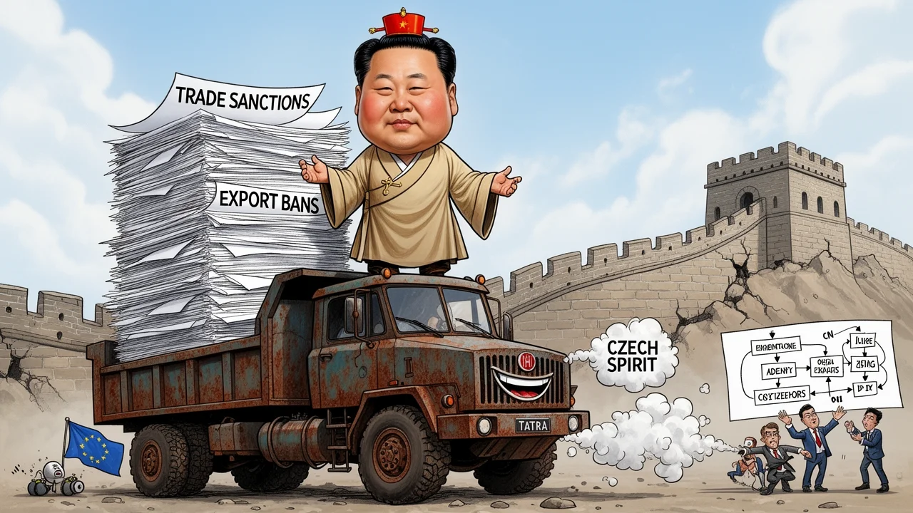 Cover art: Peking vyhlašuje boj Kopřivnici za evropské sankce