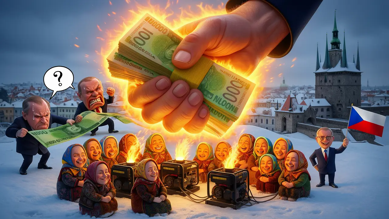 Cover art: Mecenáš proti své vůli a sto milionů, co zahřály Kyjev