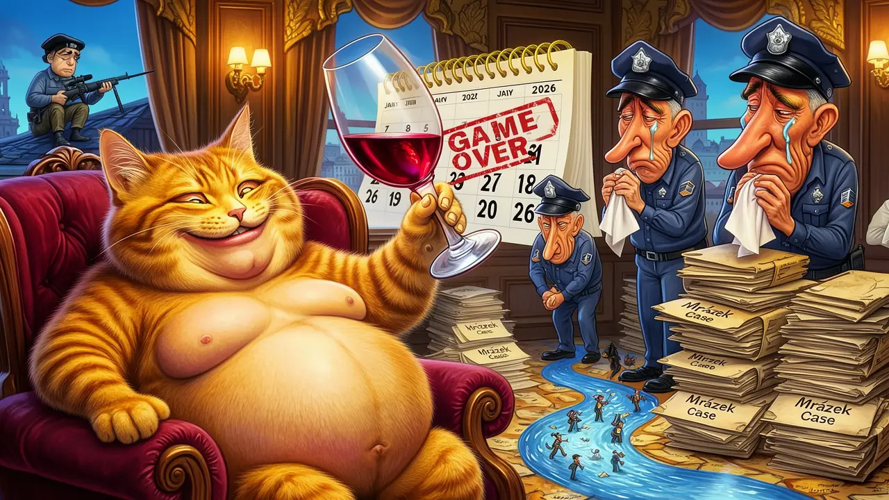 Cover art: Vrah se směje, zatímco spravedlnost tiše pláče do dlaní