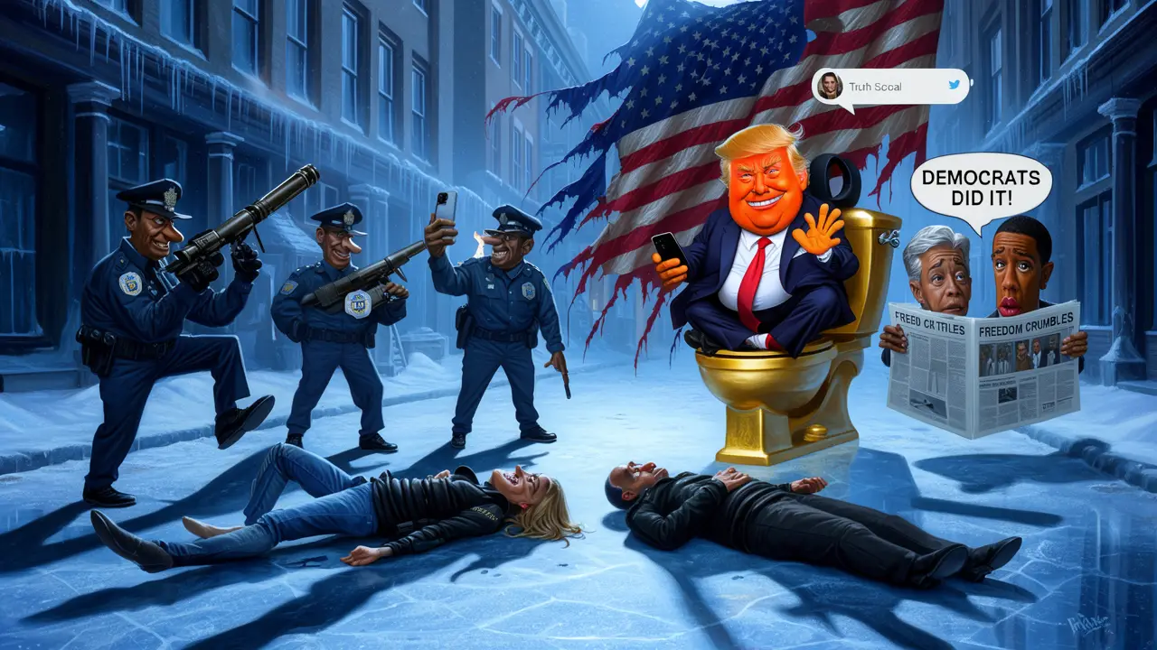 Cover art: Skandál v Minneapolis a hledání viníka na sociální síti