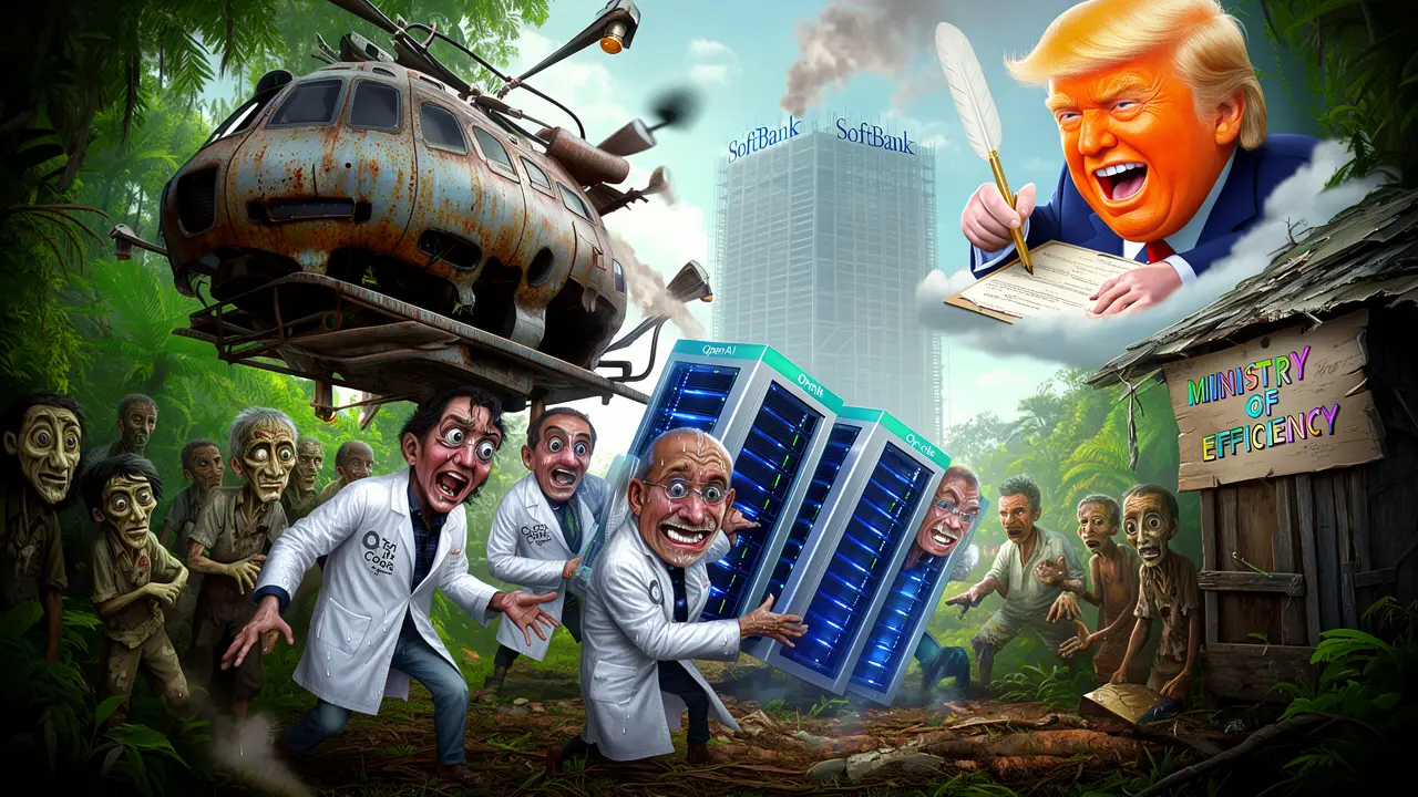 Cover art: Absurdní divadlo: Mírové sbory zadarmo prodávají americký
