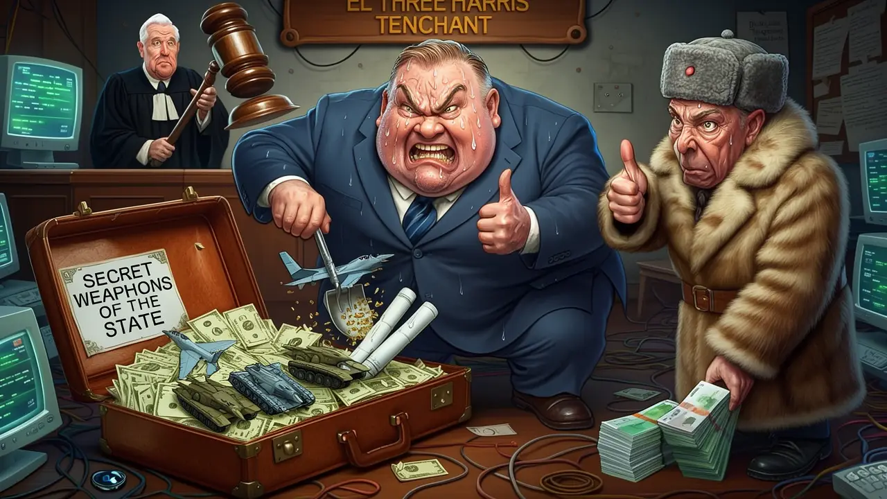 Cover art: Když šéf obrany prodá tajné zbraně cizí mocnosti