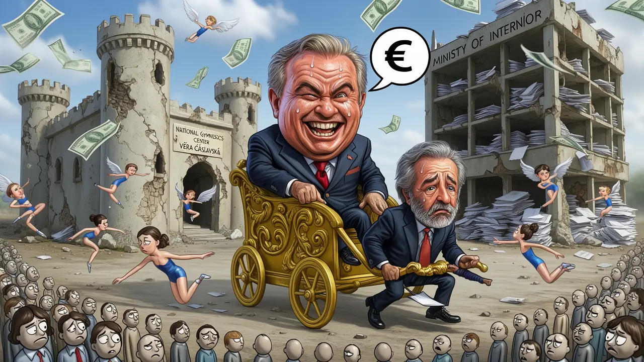 Cover art: Když vnitro hledá peníze na pomník pro rebelku