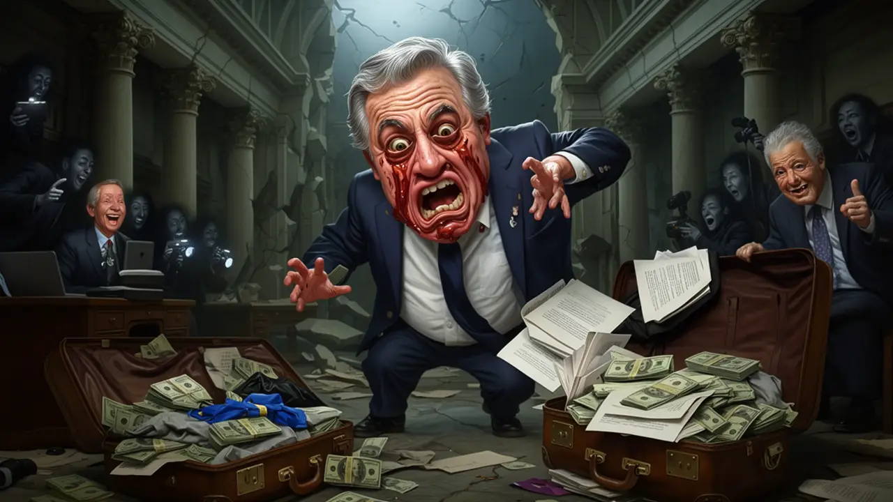 Cover art: Elitní pád z výšin kvůli starým hříchům a penězům