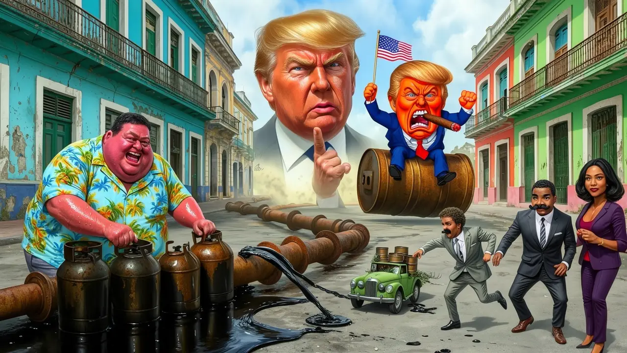 Cover art: Když ropa teče lidem, ale vláda utře hubu