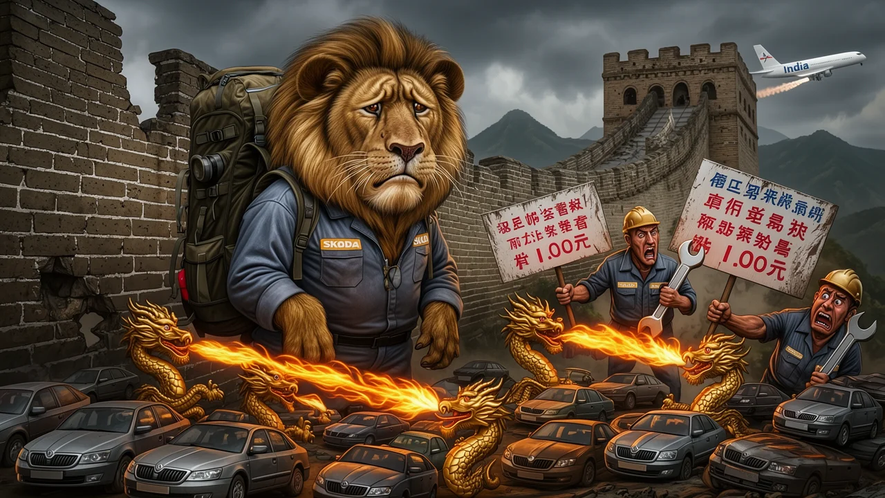 Cover art: Absurdní pád pohádky o dobytí obří říše