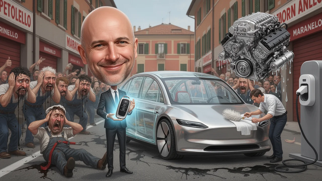 Cover art: Maranello pláče, Jony Ive kreslí tiché Ferrari