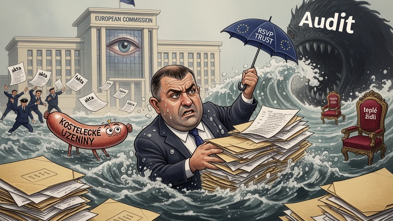 Cover art: Brusel poslal další dopis a Kostelecké uzeniny pláčou