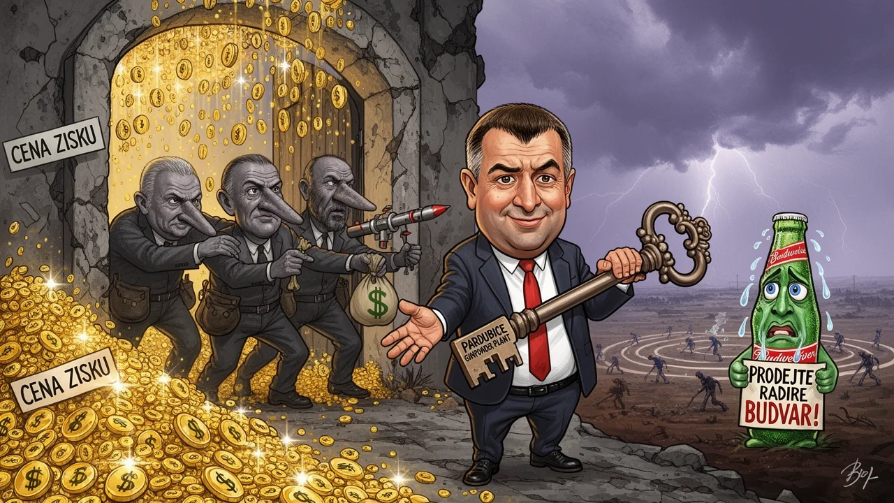 Cover art: Státní výbušniny mizí, Budvar si však radši necháme