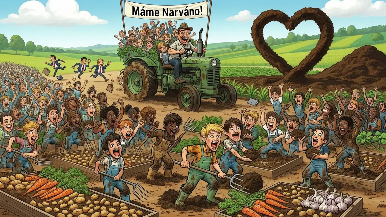 Cover art: Fronta na vidle aneb Hledání smyslu v kravíně