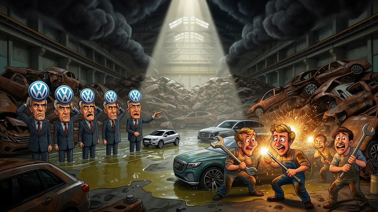 Cover art: Továrna budoucnosti, co skončí jako vrakoviště