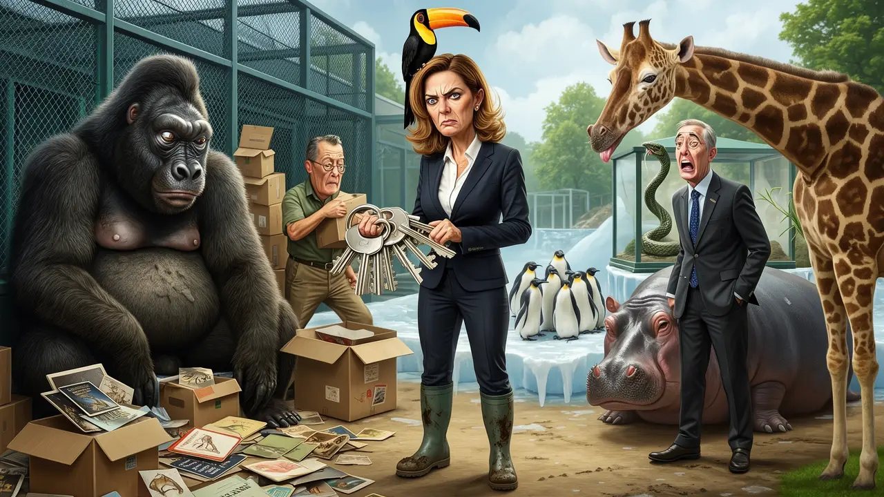 Cover art: Jak se z ministerstva chodí rovnou k hrochům