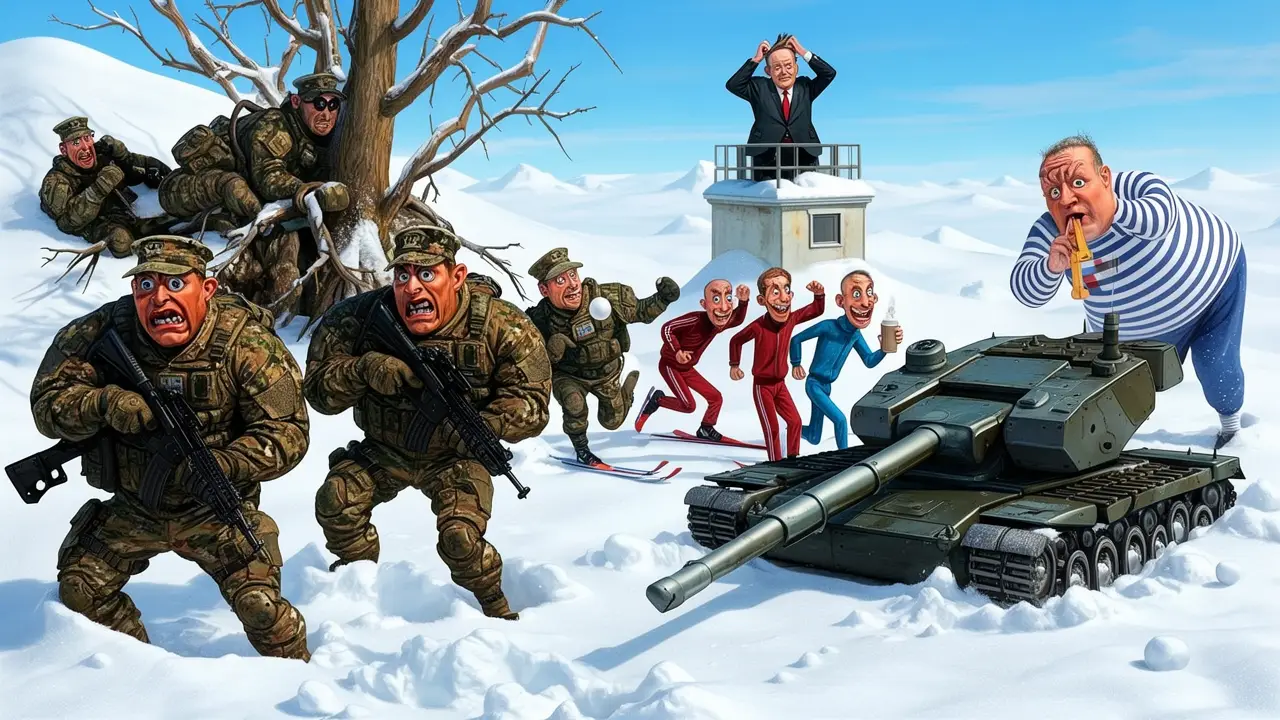 Cover art: Když nejlepší armáda světa dostala lekci od lyžařů