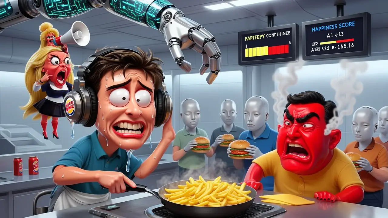 Cover art: Když umělá inteligence měří tvůj úsměv za pultem