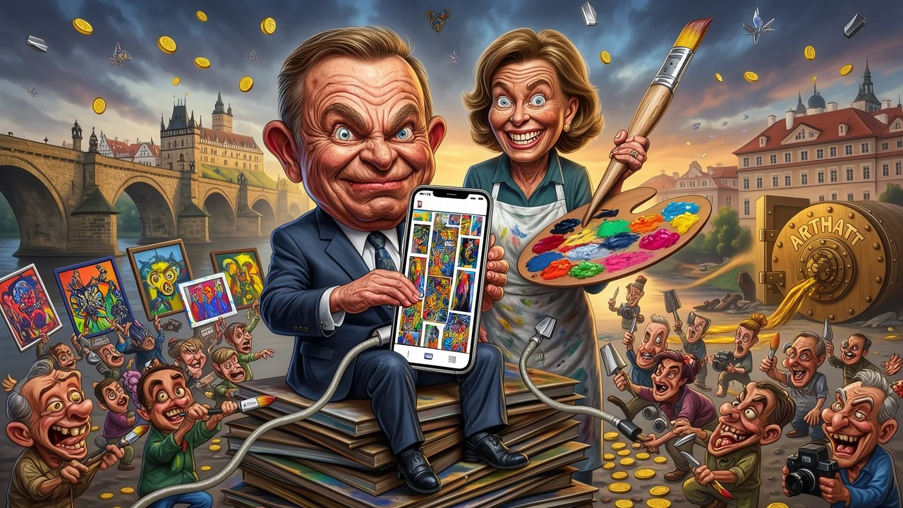 Cover art: Exprimátor Hudeček teď místo Prahy řídí lajky umělců