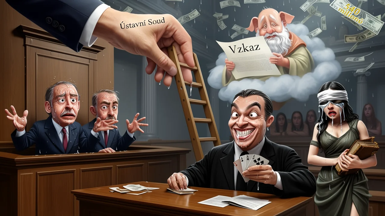 Cover art: Exšéf Motola tasí dopis, co Bůh mu seslal shůry