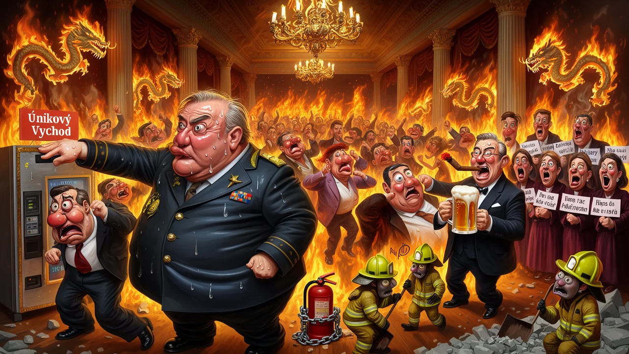Cover art: Protipožární hlídka tančí v rytmu beznaděje