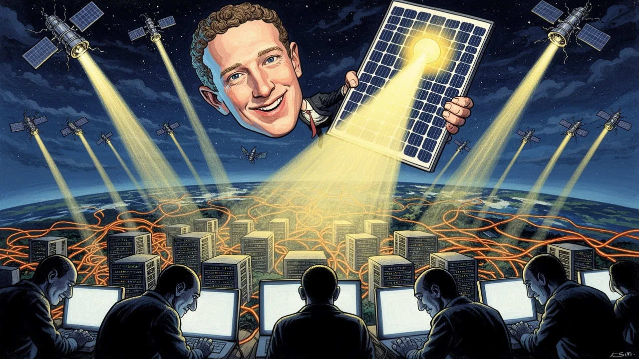 Cover art: Umělá inteligence rozsvítí nebe uprostřed noci