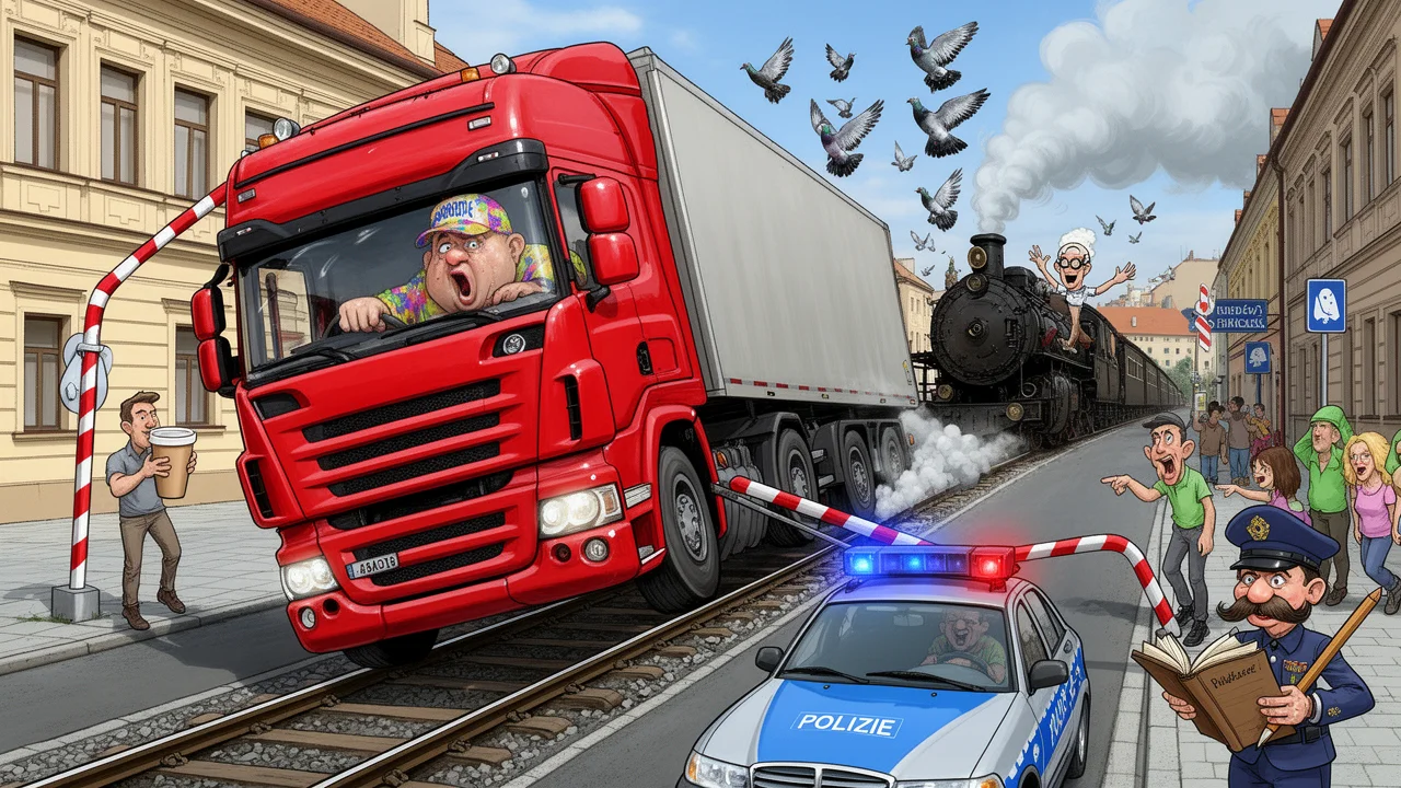 Cover art: Mistr volantu, co zaparkoval rovnou na kolejích