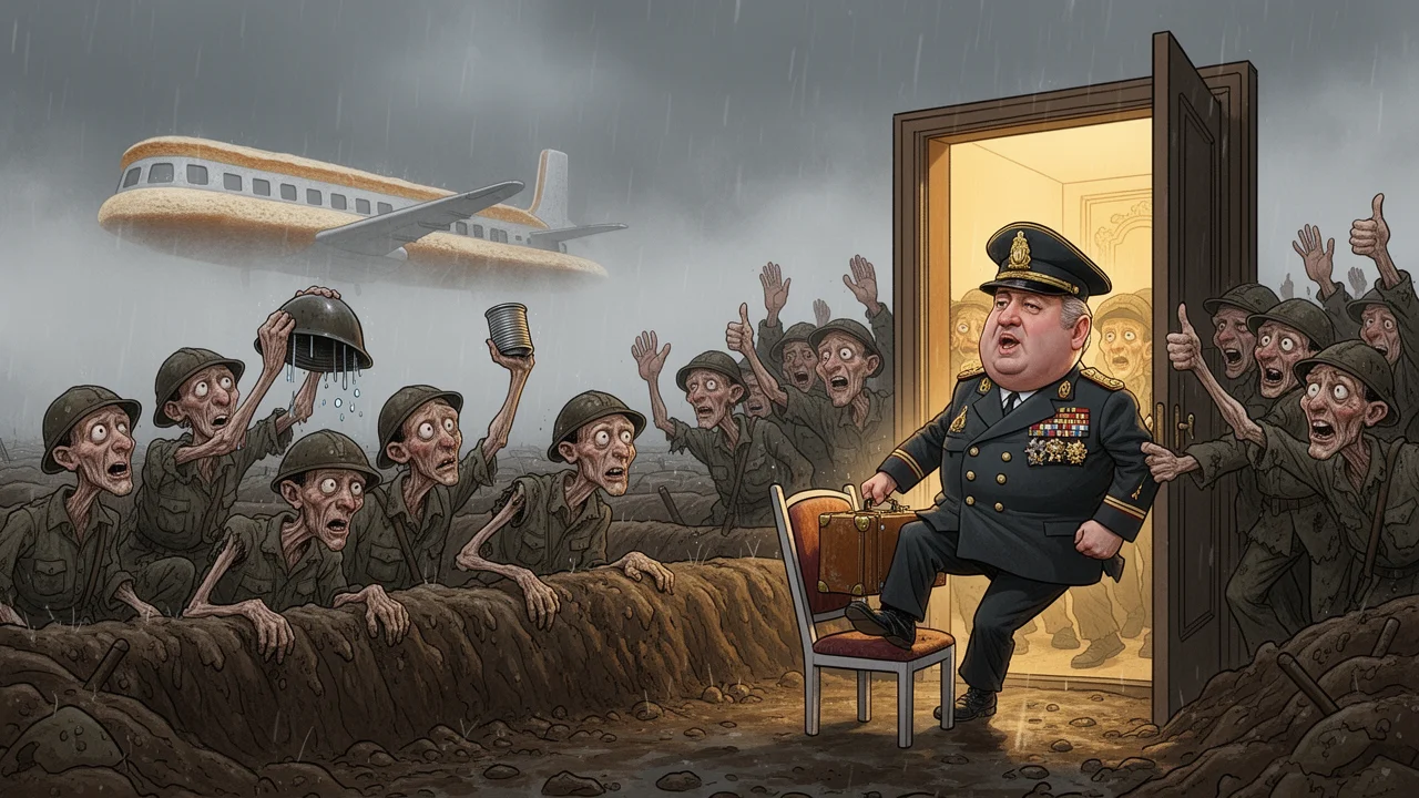 Cover art: Pijeme dešťovku, zatímco velitel balí kufry