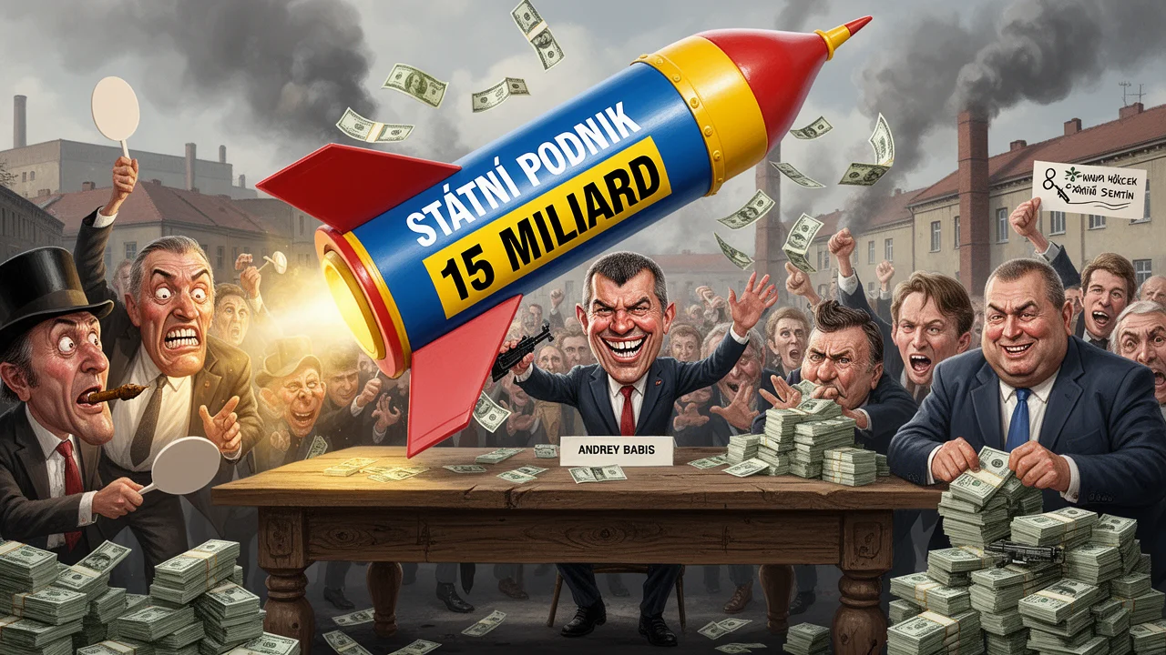 Cover art: Semtex na prodej za patnáct miliard, stát jásá