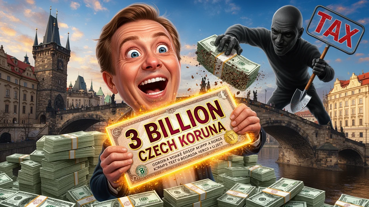 Cover art: Miliardy v kapse a státní kasa hned tančí radostí
