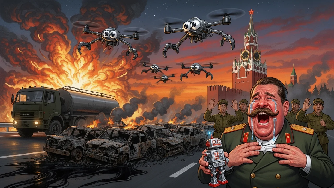 Cover art: Jak levní Marťani v tichu kradou Krym