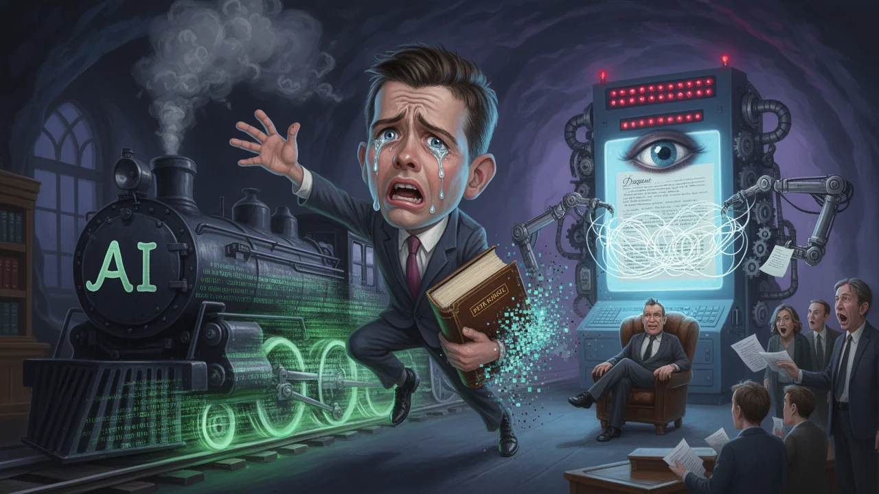Cover art: Jak Petr Kincl vypnul hodiny a zapnul roboty