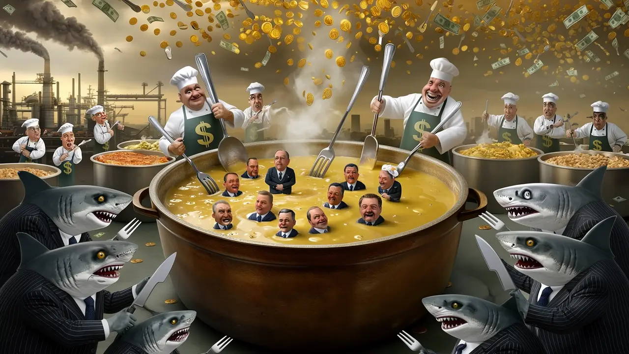Cover art: Jak se vaří miliardy v závodní jídelně