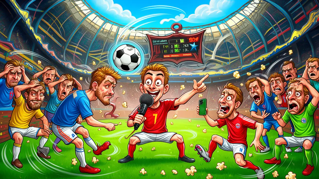 Cover art: Cirkus v třetí lize, kde fotbal je až druhý