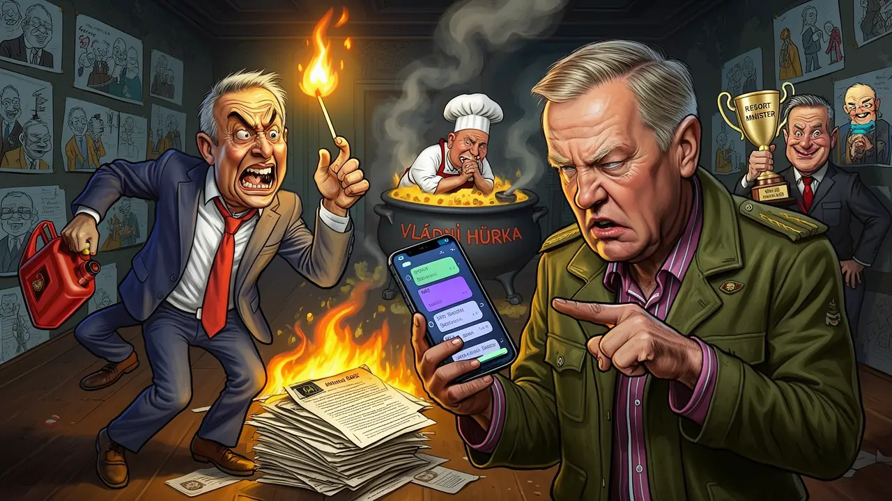 Cover art: Diplomacie s kanystrem, co vejde do učebnic