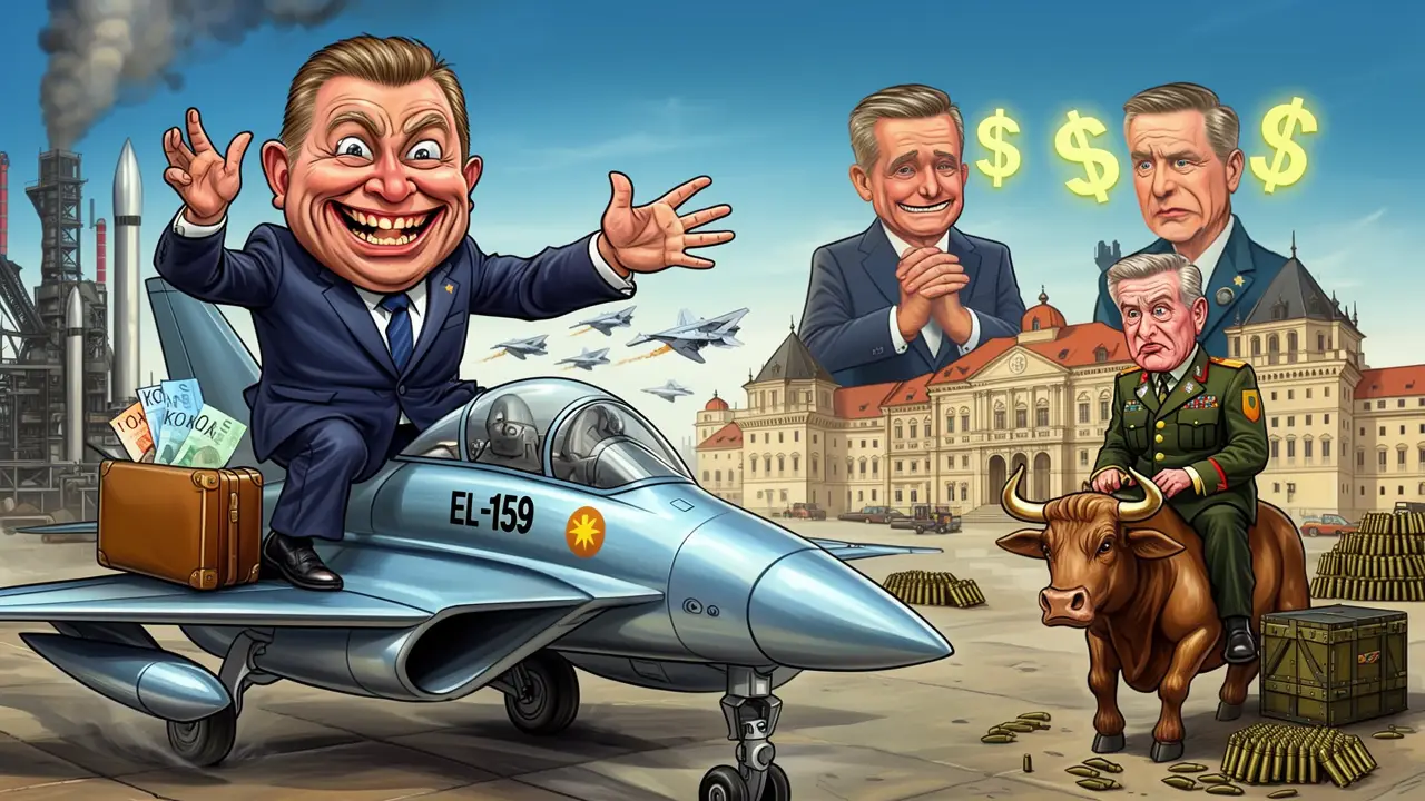 Cover art: Staré stroje letí na východ a všichni se tváří spokojeně