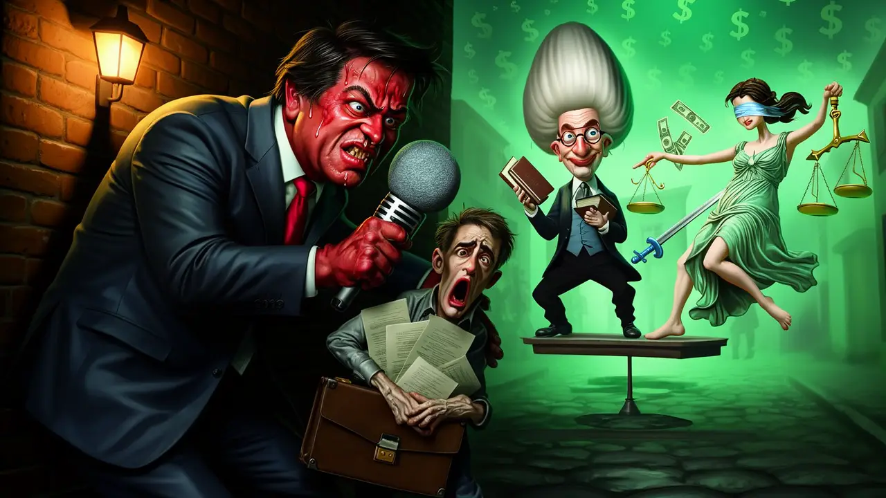 Cover art: Vyděrač, nebo jen drsný obchodník s vlastní pravdou