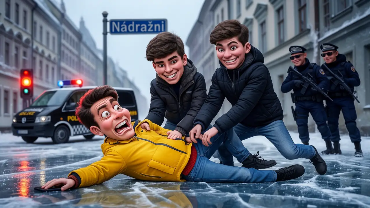 Cover art: Pomoc na ledě, která stála cizince telefon