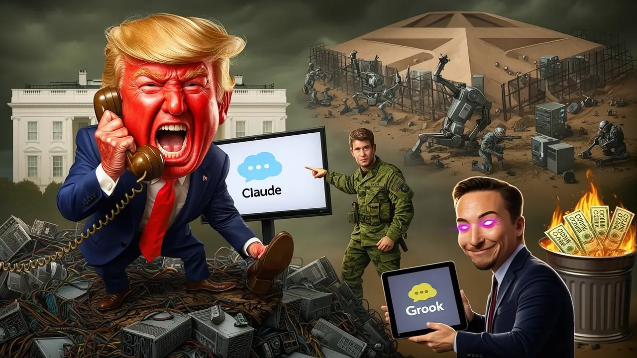 Cover art: Když umělá inteligence odmítne bojovat za americkou vládu