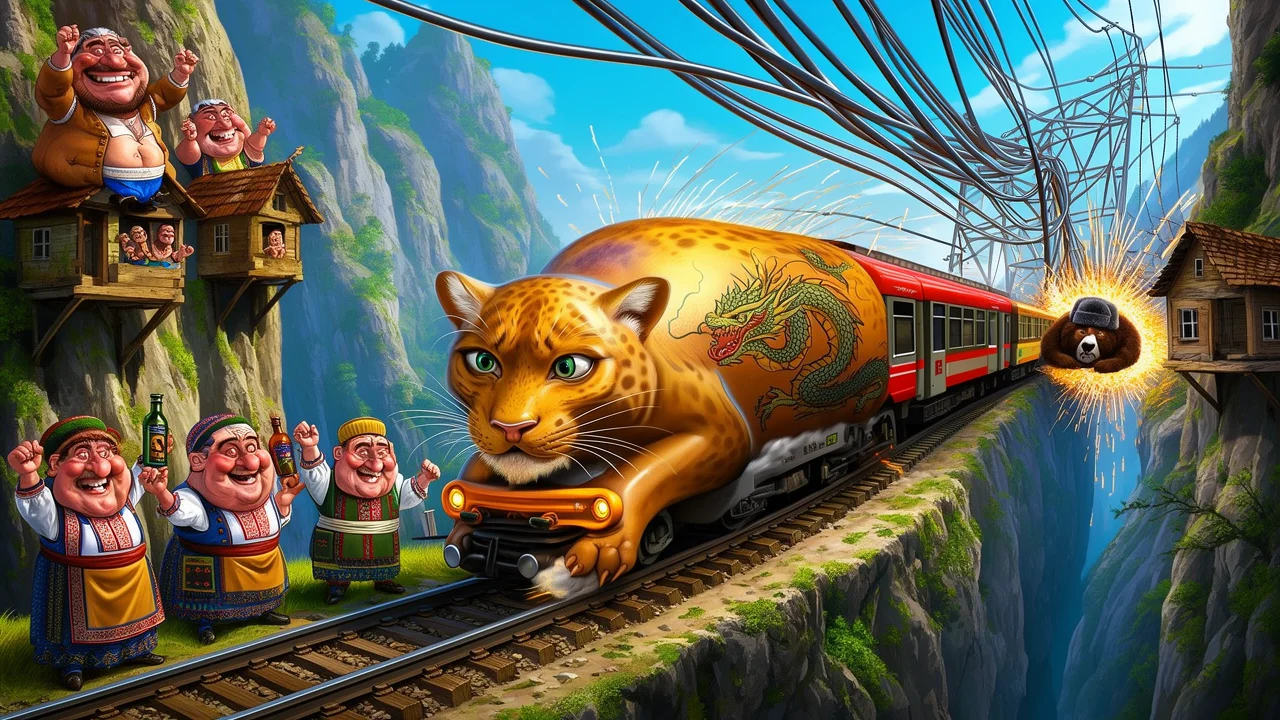 Cover art: Panter z Plzně, co loví v horách místo rakije