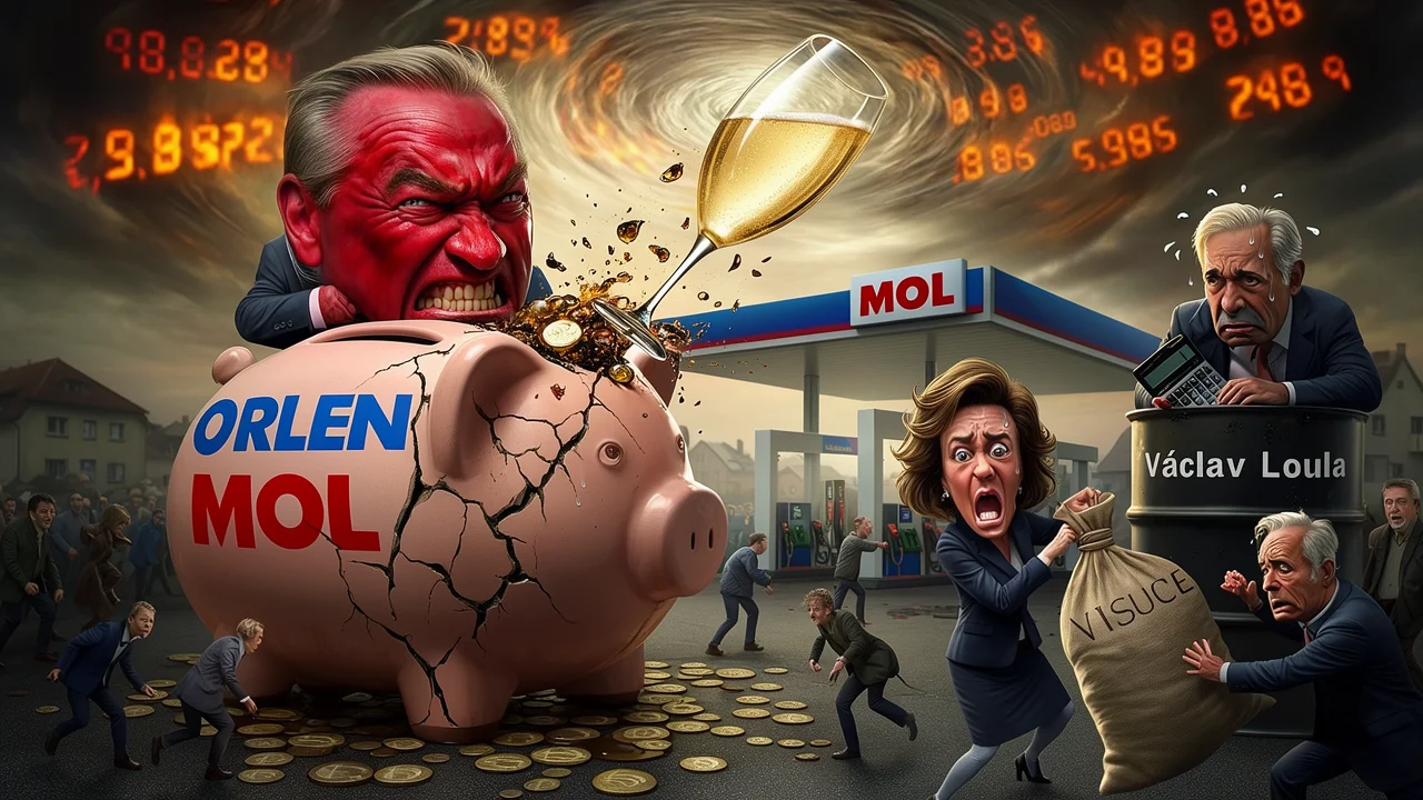 Cover art: Babiš se rozvášnil nad naftou za pade jedna devadesát