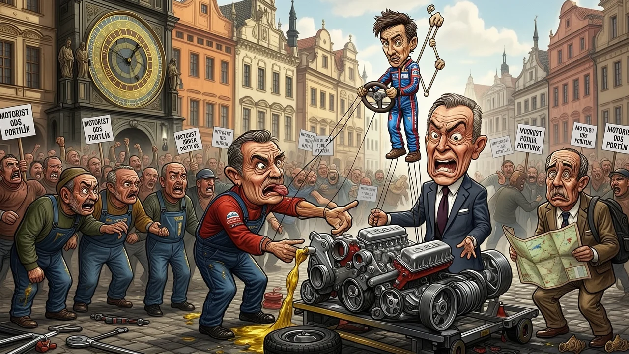 Cover art: Primátorský sen motoristy, který řídí ANO?