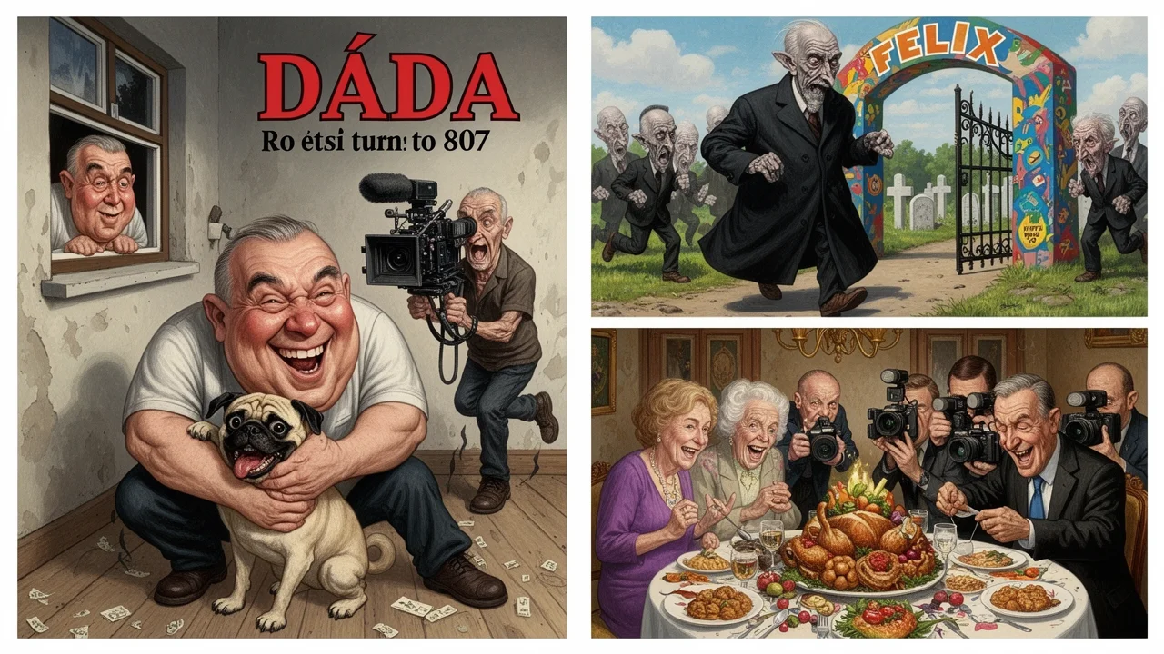 Cover art: Těžká kytice a rychlý úprk na rodinnou oslavu