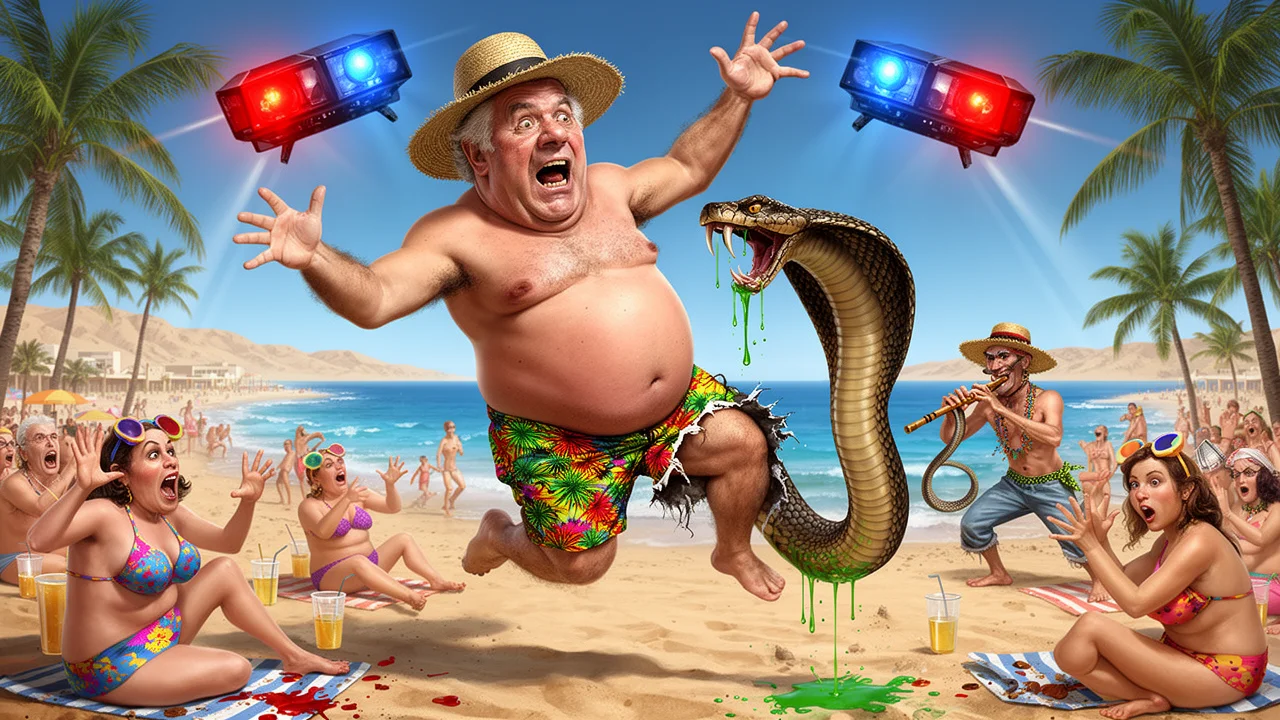 Cover art: Smrtící trik s kobrou, který stál turistu život