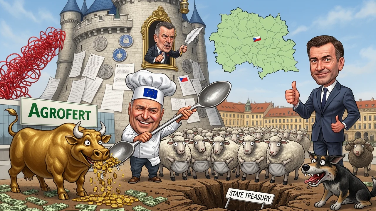 Cover art: Brusel křičí stop a ministr platí dál