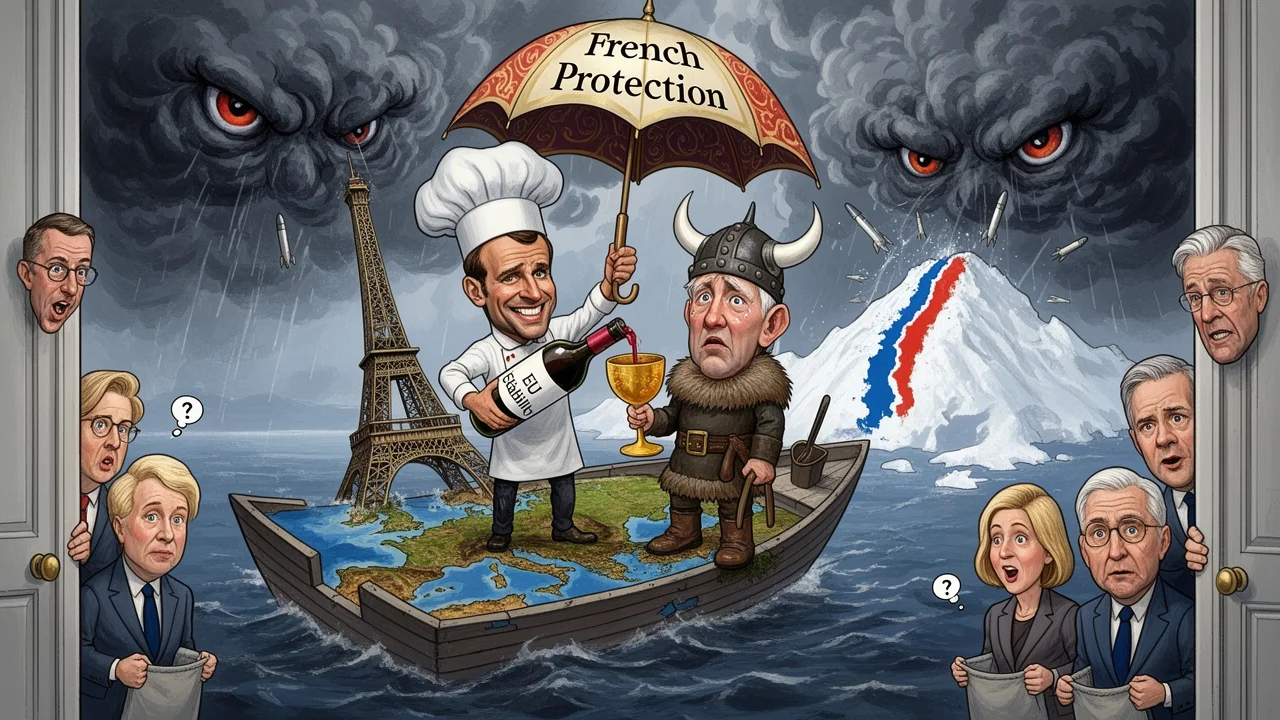Cover art: Francouzský deštník nad Oslem bez vlastního tlačítka