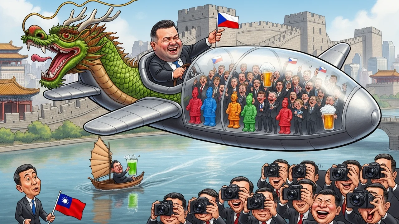 Cover art: Žádný český politik nepoletí na Tchaj-wan za čínské peníze