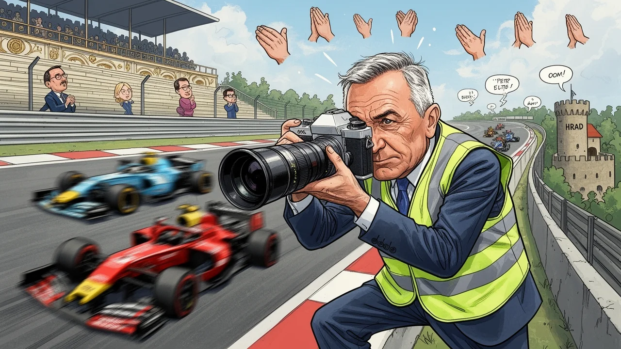 Cover art: Hlava státu v reflexní vestě dojala celý svět