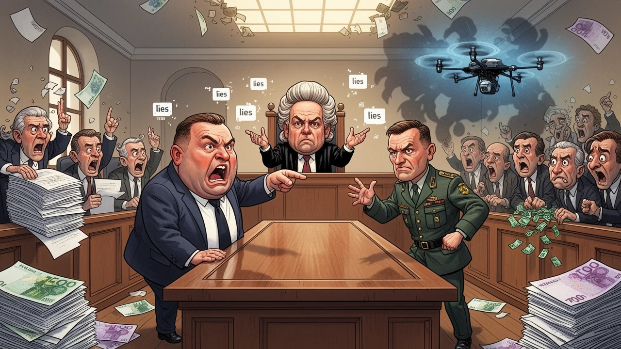 Cover art: Soudní spor o milion za slova o dronu
