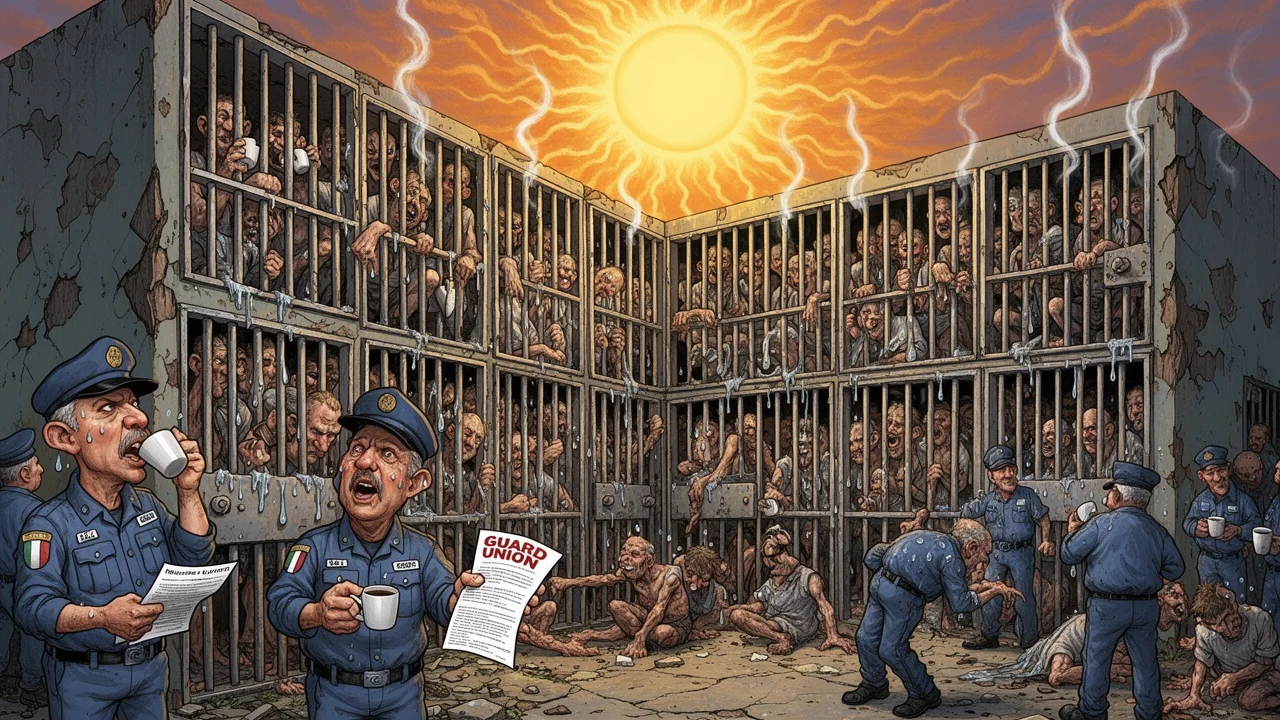 Cover art: Veselé horko v cele aneb Život bez vody a elektřiny
