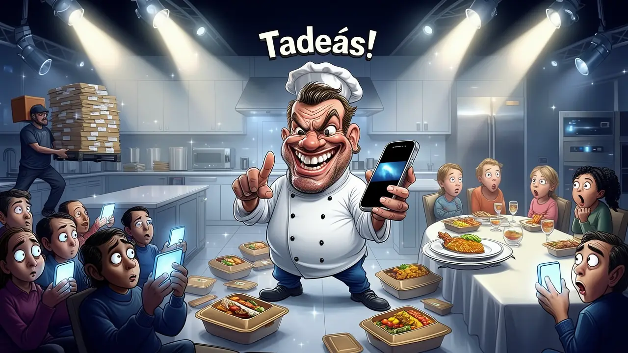 Cover art: Mistr kuchyně, co místo vaření jenom vytočil číslo